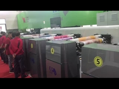 380V 3PH 50Hz Mesin Pencetakan Flexographic Kecepatan Tinggi Untuk Roller Packing Paper Ruang Kecil