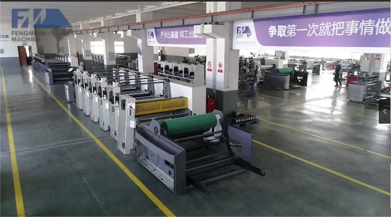 Mesin cetak tipe unit kontrol otomatis servo motor ganda