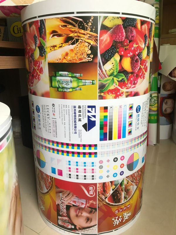 Mesin Pencetakan Flekso Berbasis Air 6 Warna Inline Type Servo Control untuk Pencetakan