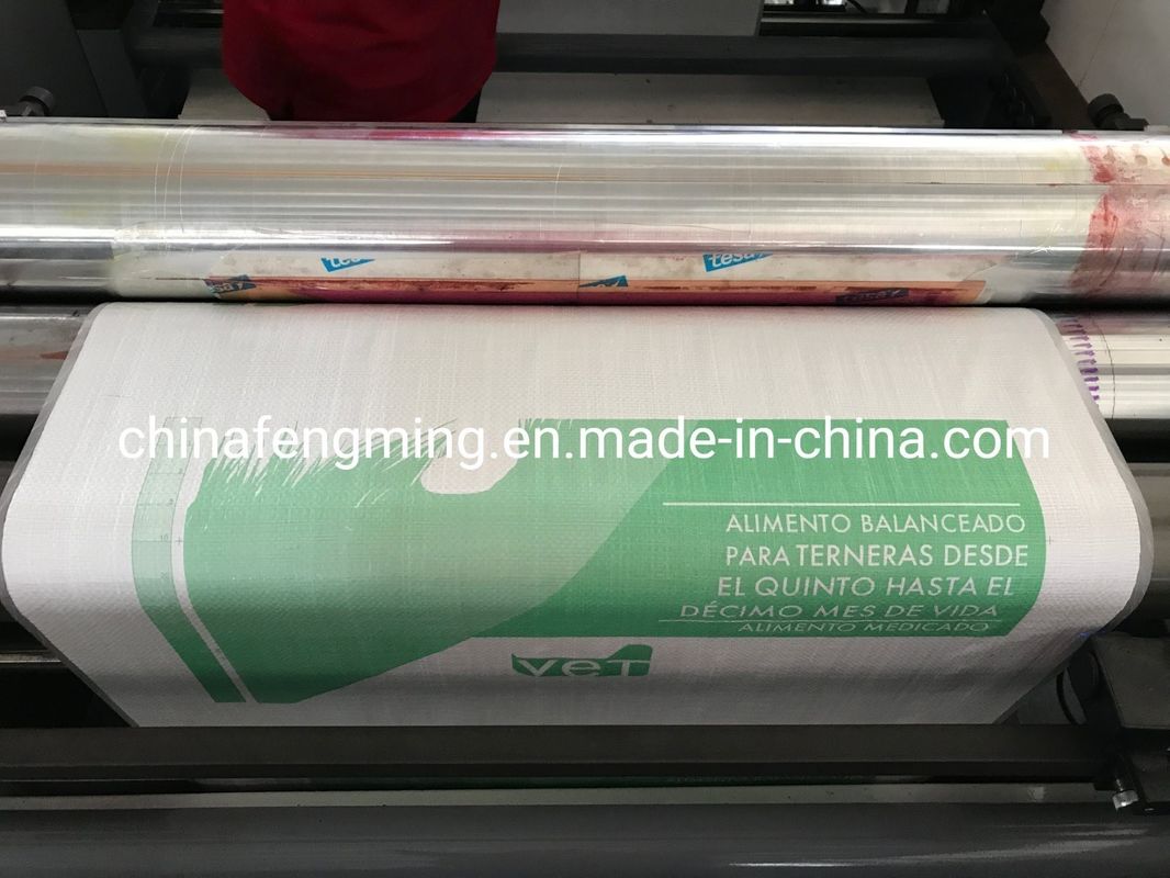 CE ISO9001 FM Seri Mesin Pencetakan Flexografi Empat Warna 200m/Min Gearing 1/8cp