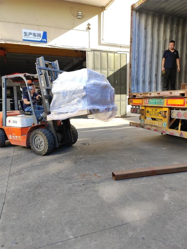 Mesin Pencetakan Kantong Kertas Kraft Flexo dengan 4 Warna dan 100mm Diameter Web Roller