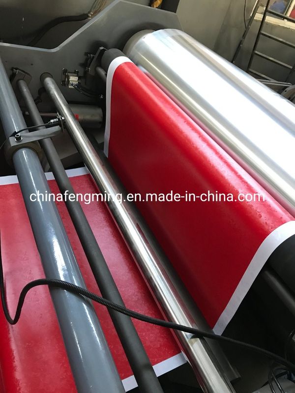 Mesin cetak paket merah multi-warna FM-B dengan Inline Embossing dan Embossing Unit