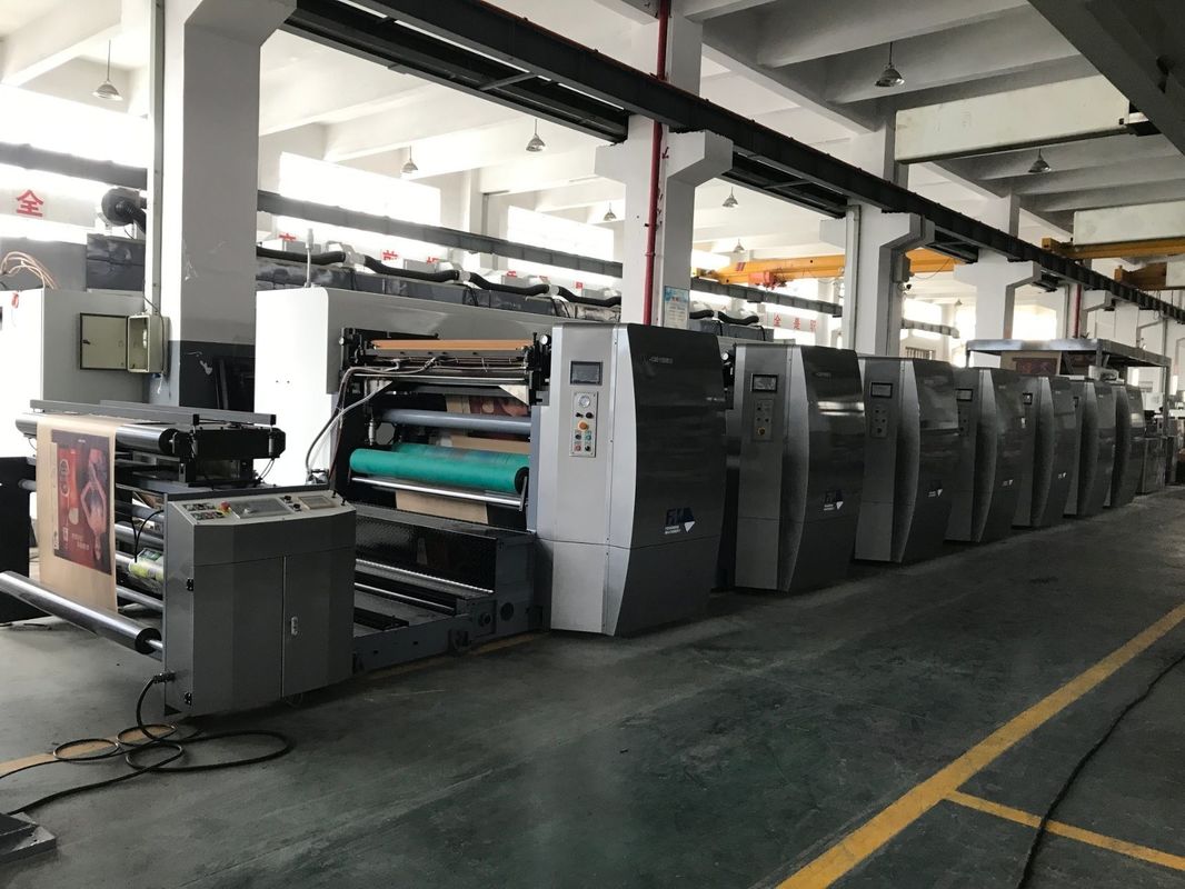 Mesin Pencetakan Flexo Berkecepatan Tinggi Tipe Petal Tinta Berbasis Air untuk Kertas 60-400GSM