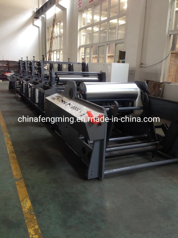 Mesin Pencetakan Flexografi 2 Warna 1020mm Dengan Keramik Anilox Roller Dan UV IR Dryer