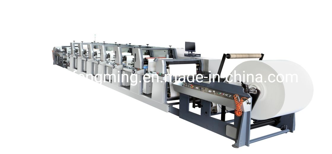 Fengming's Unit Type Structure FM-A650-1320 Mesin Pencetakan Flexo Press untuk Pencetakan