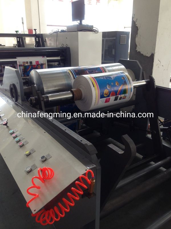 Fengming's Unit Type Structure FM-A650-1320 Mesin Pencetakan Flexo Press untuk Pencetakan