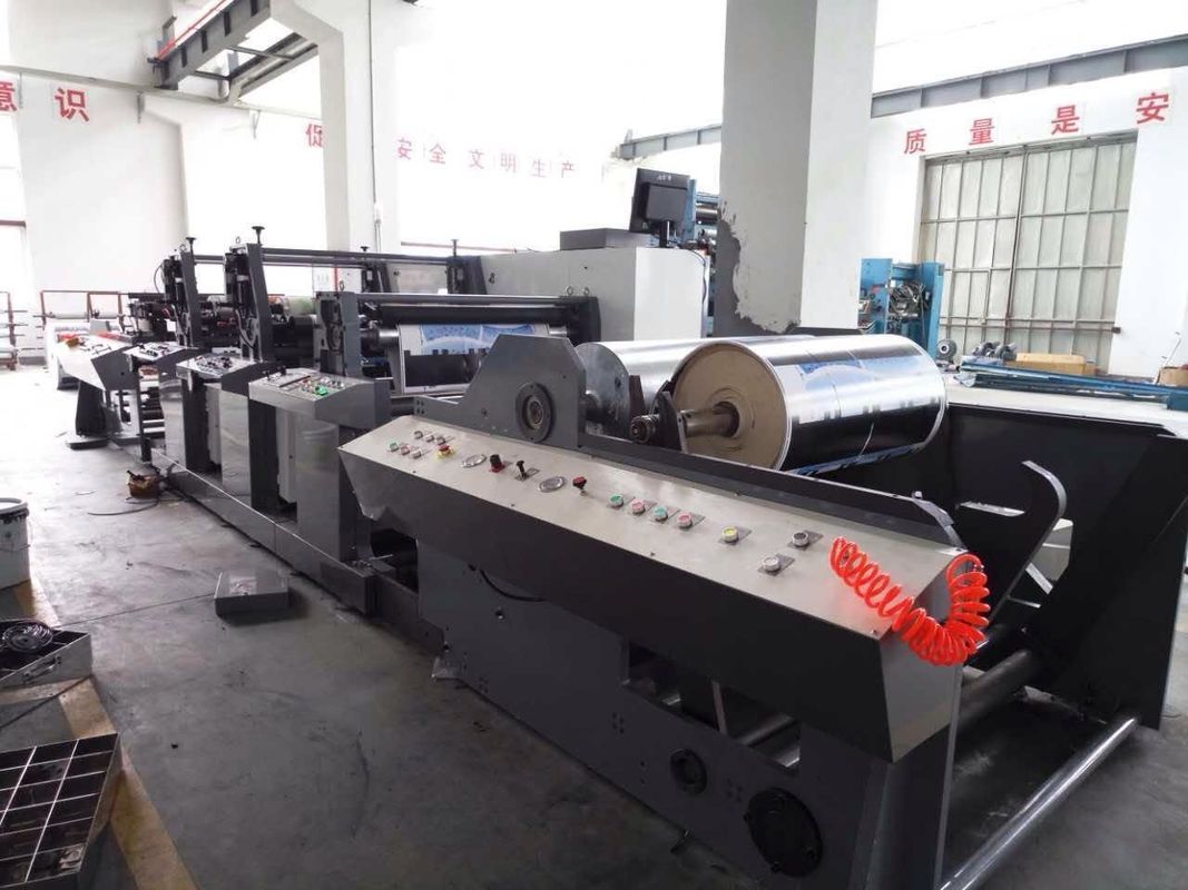 Sumber Daya 380V 3pH 50Hz Fengming Enam Warna Unit Tipe Kertas Flexo Mesin Pencetakan