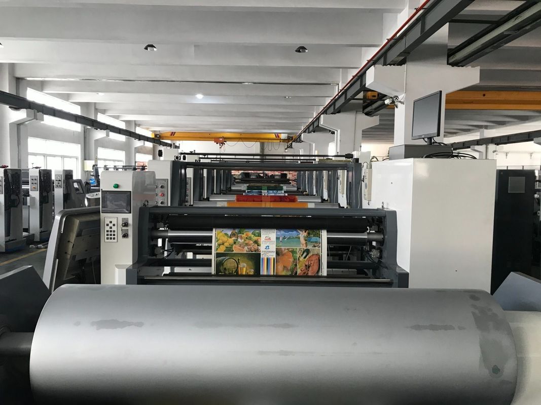 Mesin Pencetakan Double Flexo berlapis PE dengan Diameter Roller Web 100mm dan Pengering UV IR