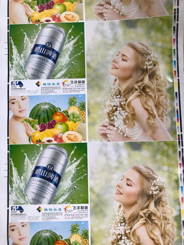 Hot Air IR Drying Art Paper / Chrome Paper Flexo Printing Press untuk permintaan yang disesuaikan