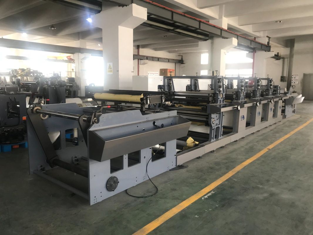 6 Warna Flexography Mesin Pencetakan Piala Kertas Warna Dengan 380V 415V 440V 220V Power Supply