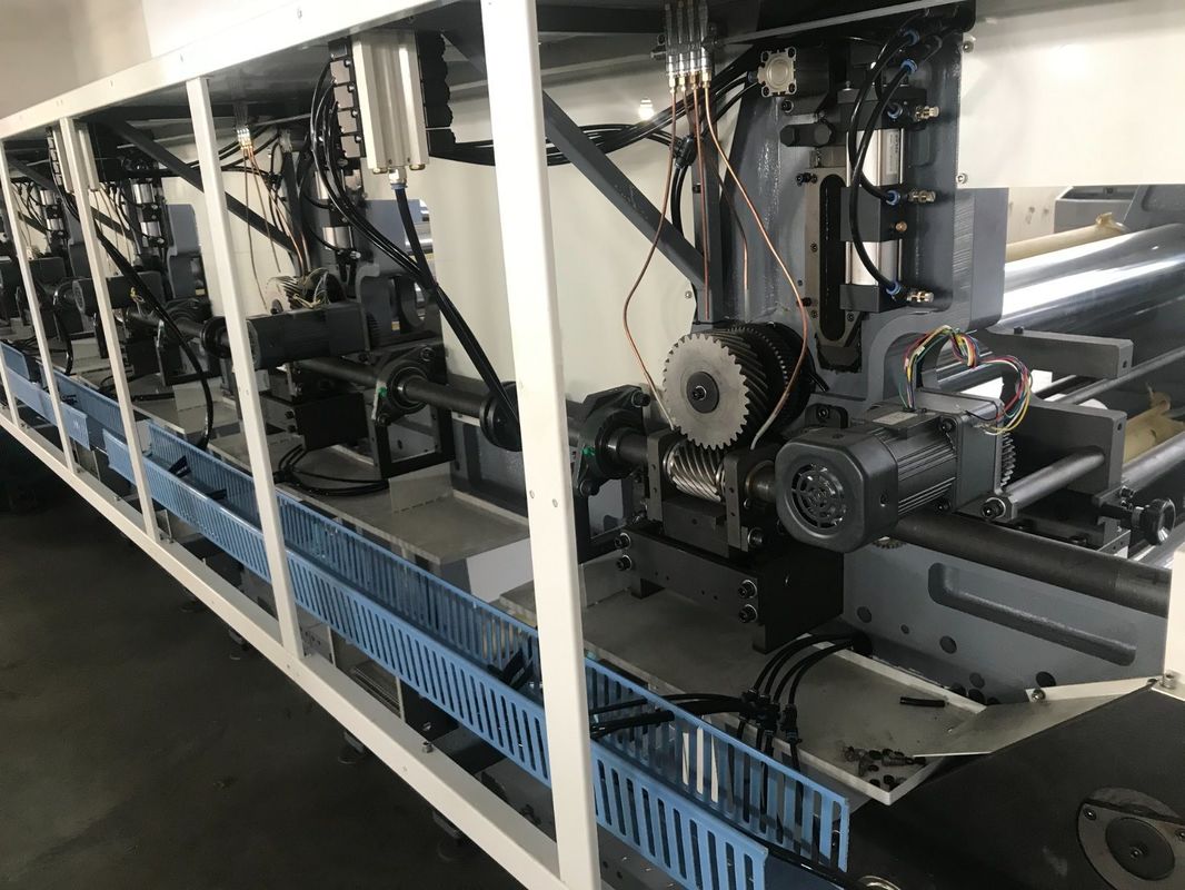 6 Warna Flexography Mesin Pencetakan Piala Kertas Warna Dengan 380V 415V 440V 220V Power Supply