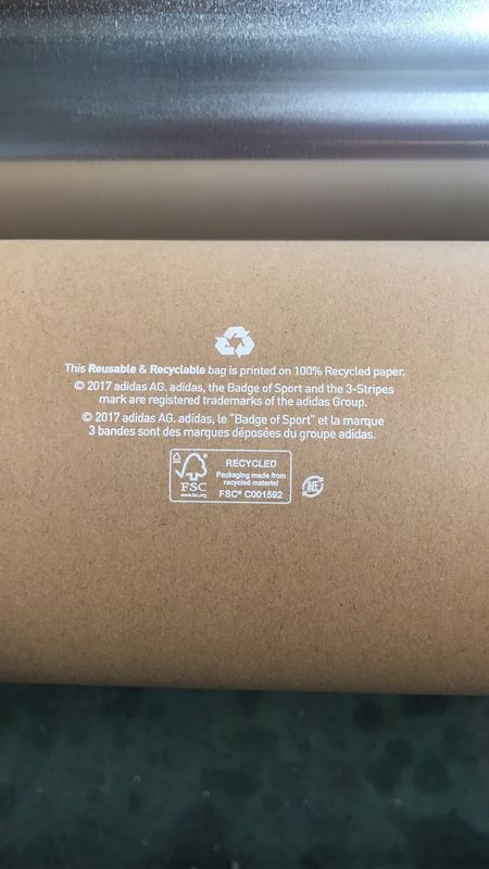 Mesin Pencetakan Tas Kertas Flexografi Tinta Berbasis Air 1020mm 1220mm 1320mm Tipe Unit