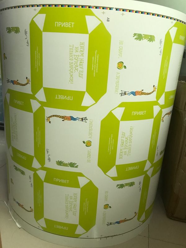 Jenis Flexografi Kecepatan Tinggi Kertas 6 Warna Mesin Pencetakan Flexo Unit Jenis