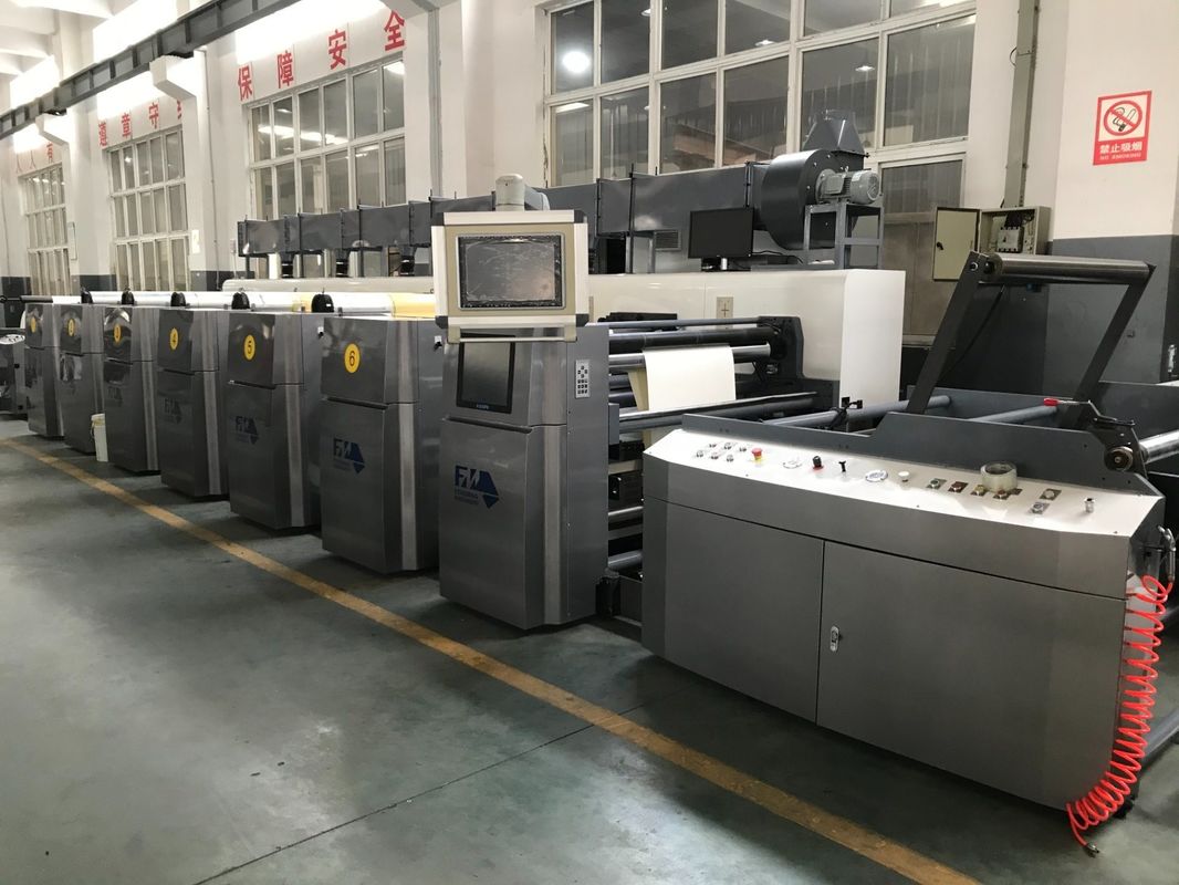 1370mm Max. Lebar Web Flexographic Mesin Pencetakan untuk Paper Cup Paper Bag Packaging