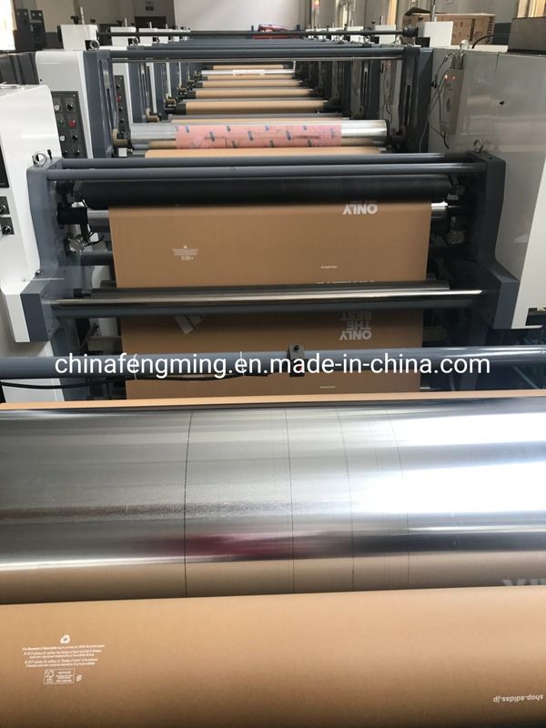Max. lebar percetakan 900mm kantong kertas mewah mesin percetakan flexo untuk merek mewah