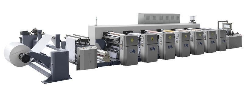8 Mesin Pencetakan Flexo Warna Untuk Kertas Laminasi Dan Kertas Komposit Multilayer