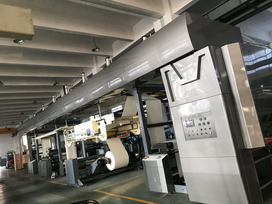 High Speed Non Stop Lap Joint Paper Coating Machine Untuk Jenis Kertas Ringan