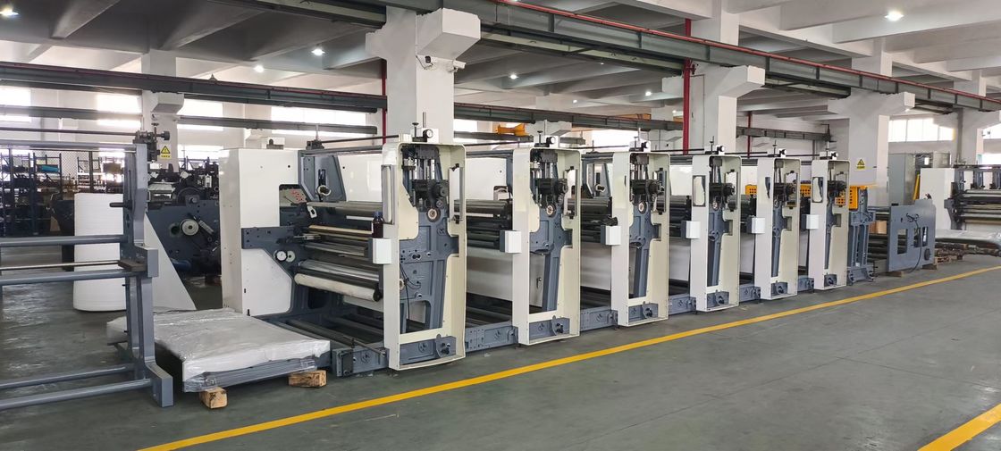 Mesin cetak tipe unit kontrol otomatis servo motor ganda