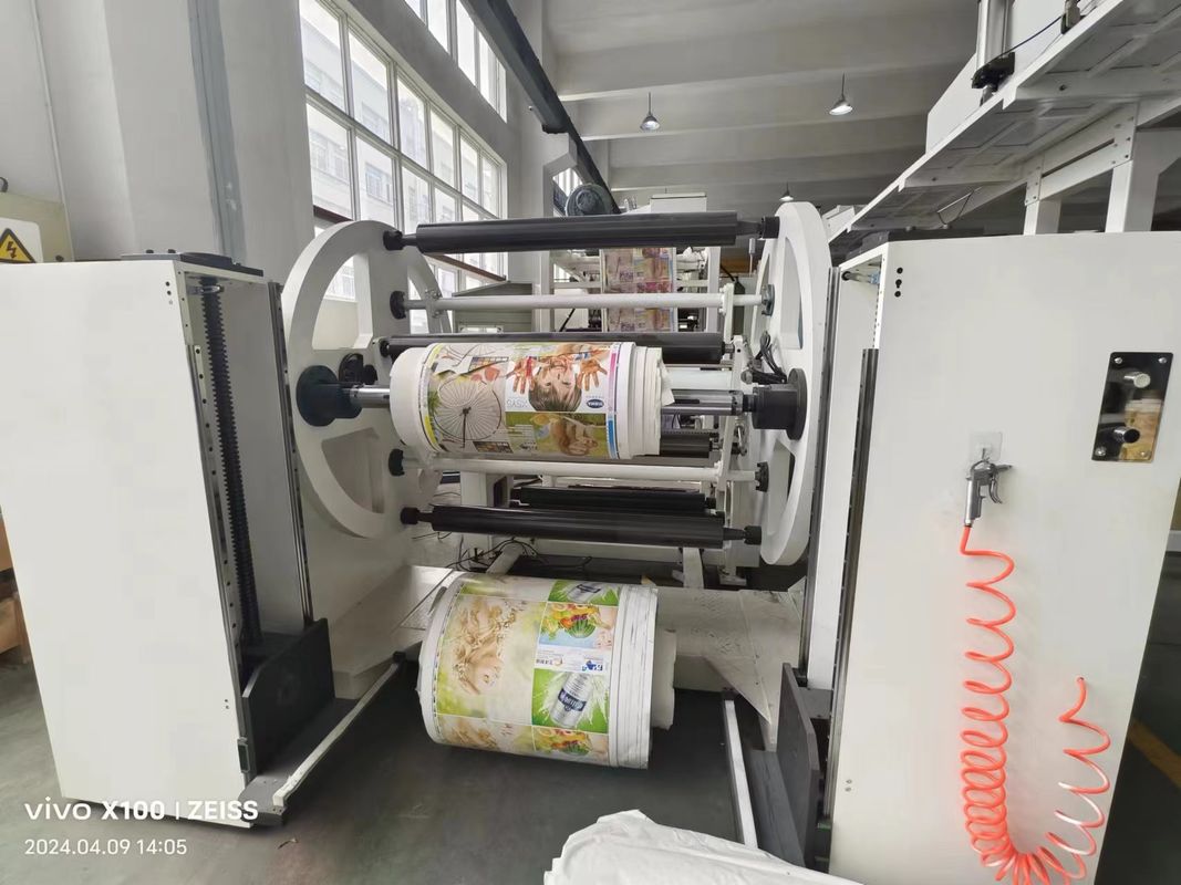 Mesin Pencetakan Flexografi Tipe Vertikal Cascading Untuk Bahan Non Woven Paper