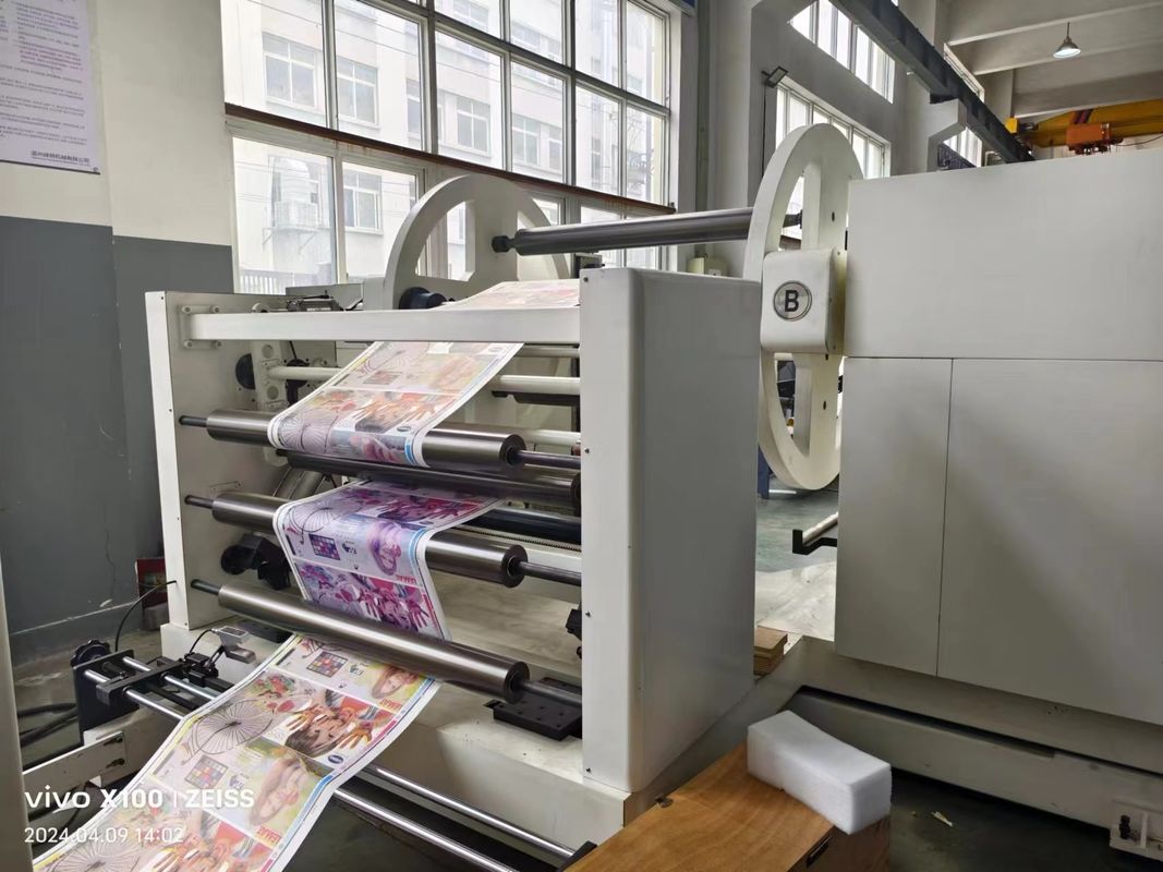 Mesin Pencetakan Flexografi Tipe Vertikal Cascading Untuk Bahan Non Woven Paper