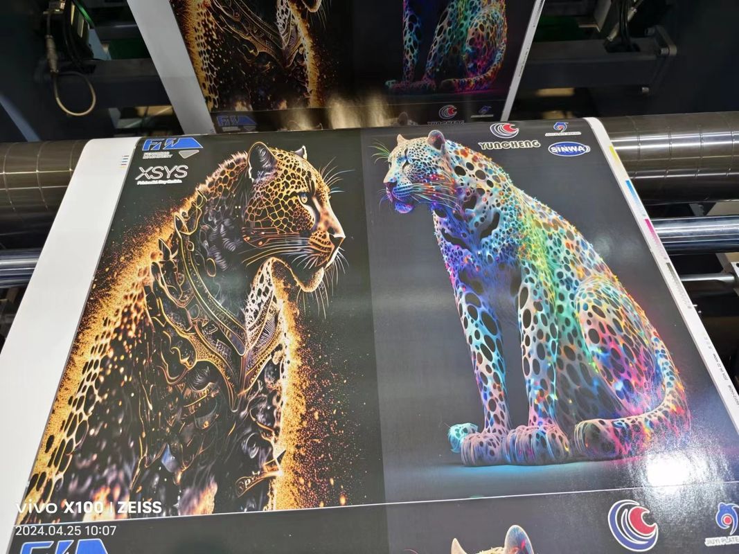 Mesin Pencetakan Flekso Tipe Sleeve untuk Proses Pengeringan dan Penggulung Kembali Pencetakan Satu Langkah