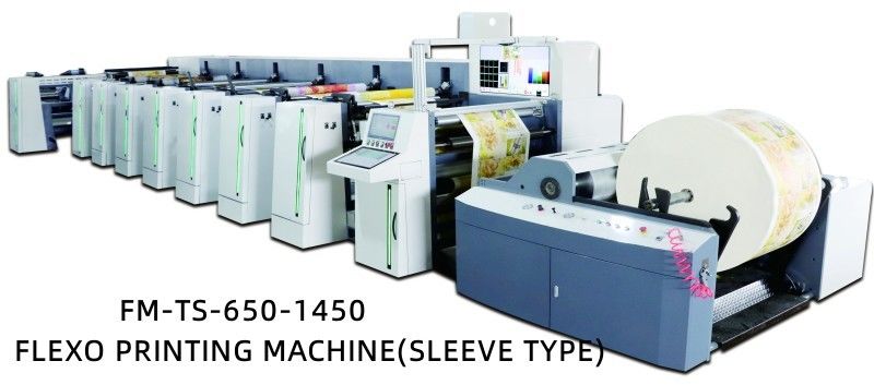 Mesin Pencetak Flekso Berkecepatan Tinggi dengan Sistem Servo Drive dan IR Dryer