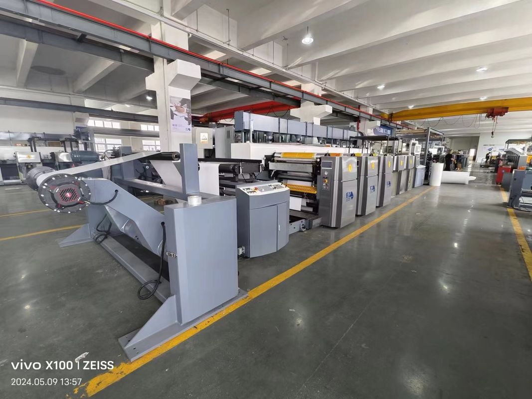 Mesin Pencetakan Flekso 8 Warna untuk Laminated Paper dan Multilayer Composite Paper