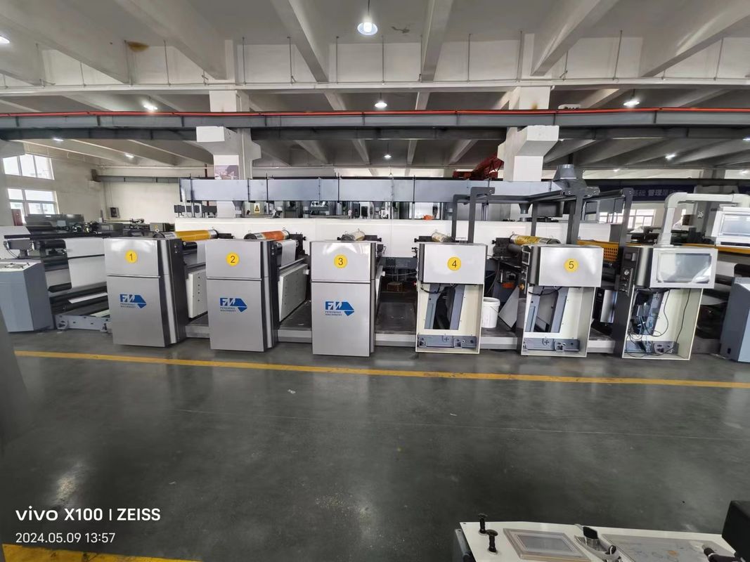 Mesin Pencetakan Flekso 8 Warna untuk Laminated Paper dan Multilayer Composite Paper