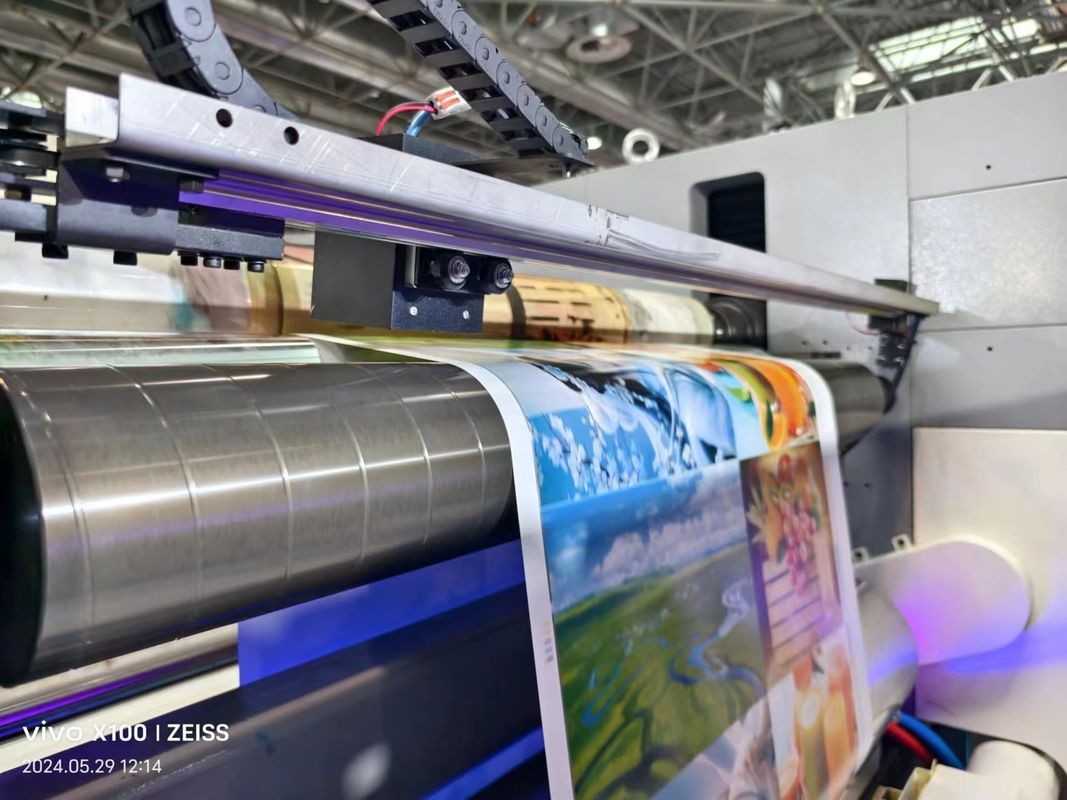 Otomatis Wide Web 4 6 Jenis satuan warna Plastik Pe Film Roll Flexo Mesin Pencetakan Harga