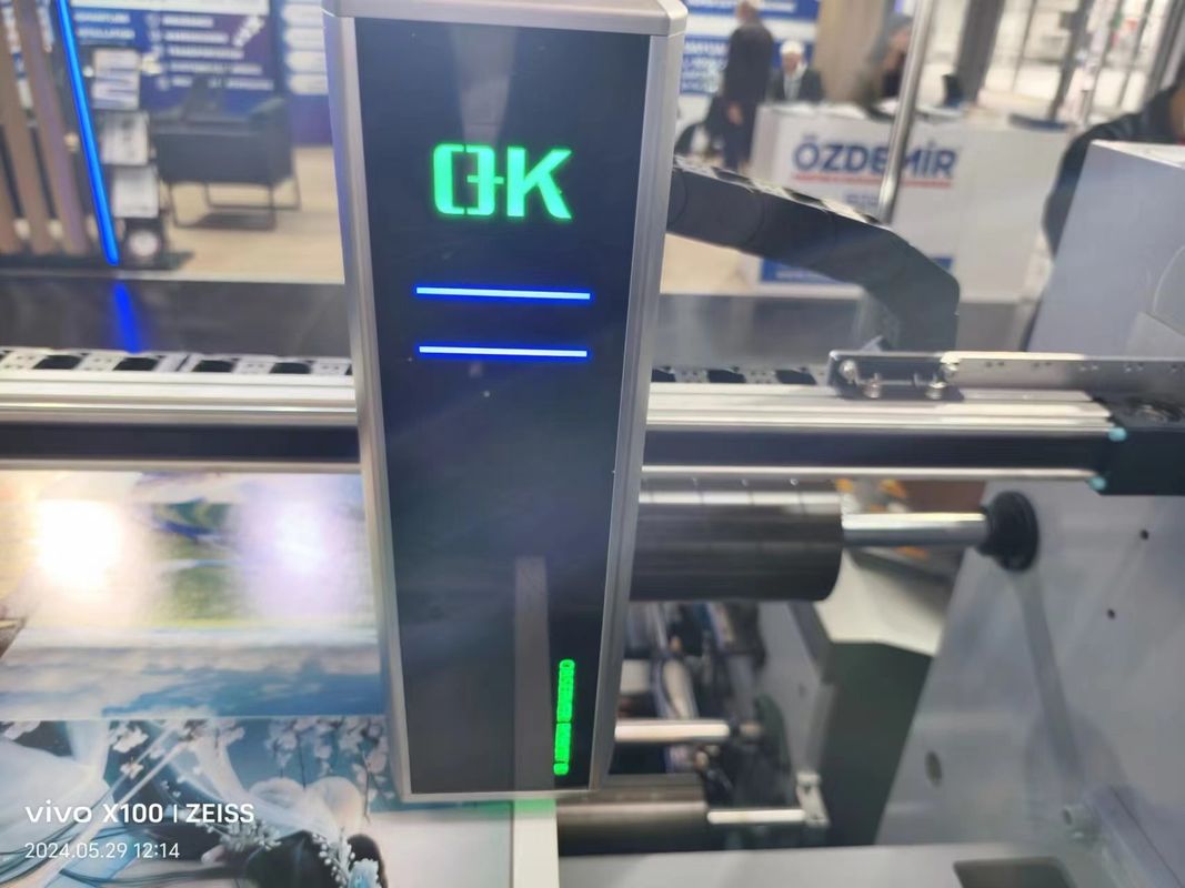 Mesin Pencetakan Servo Horizontal Flexo Otomatis Kondisi Baru Kemasan Makanan Multicolor Paper Bag Label Printer