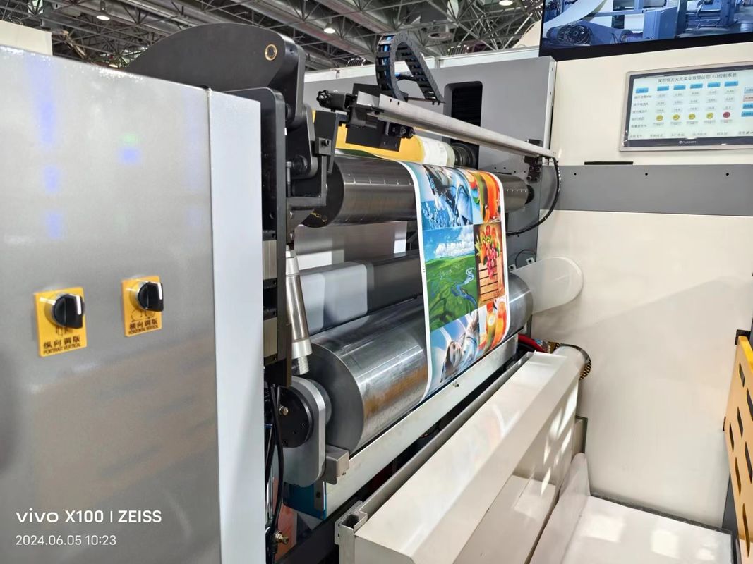 Mesin Pencetakan Flekso Tipe Sleeve dengan Sistem Servo Drive untuk film PET