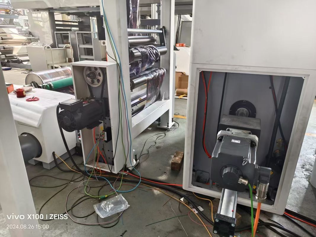 Mesin Pencetakan Koper Kertas 10 Warna Flexo Plate Membuat Mesin Pencetakan Flexo Flexographic Printer