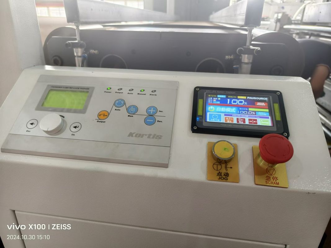 2.5m Lebar Akurat Register Warna Cascading Flexo Mesin Pencetakan Dengan 6m Heating Oven