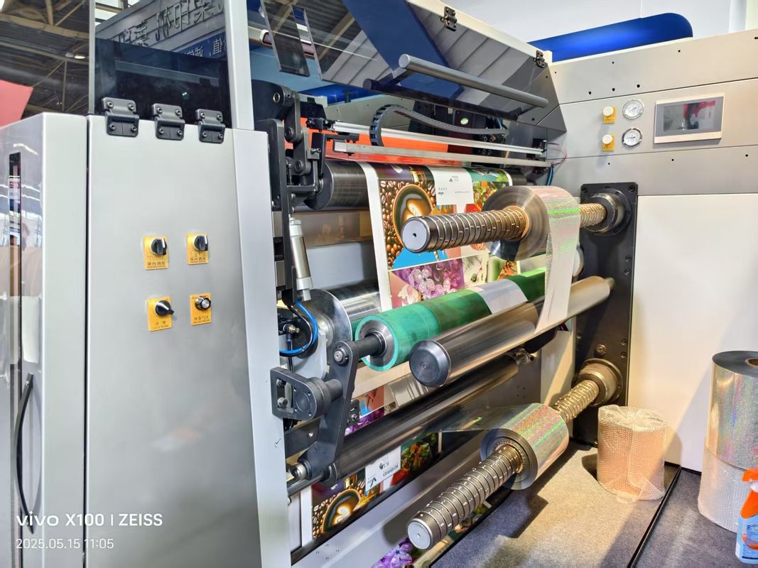 Mesin Cetak Flexografis 8 Warna Kecepatan Tinggi Mesin Cetak Grafis Flexo Harga 8 Warna