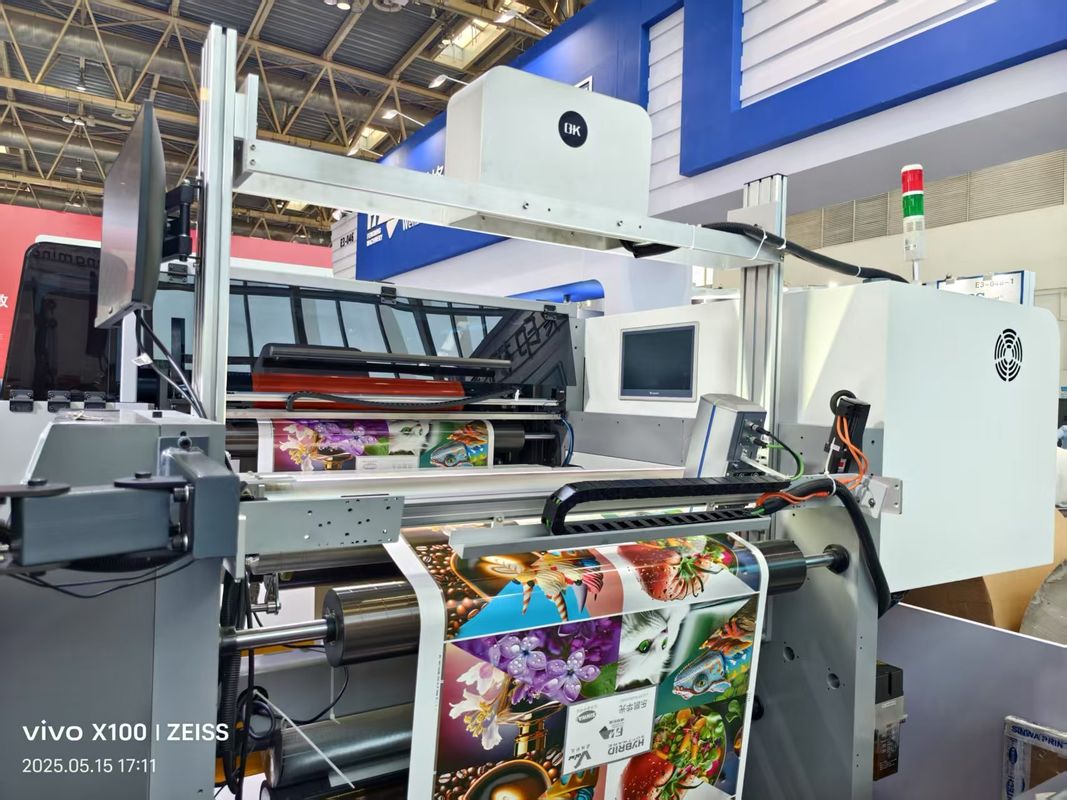 Mesin Cetak Flexo UV 6 Warna Kecepatan Tinggi Otomatis Tipe Unit Petal Mesin Cetak Flexografis