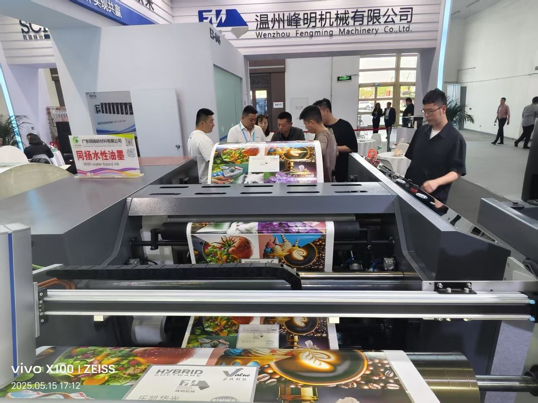 Otomatis Kecepatan Tinggi 4 6 8 Color Paper Bag Petal Set Flexographic Printing Machine