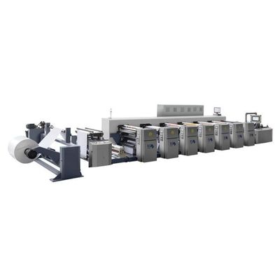 240m/Min Mesin Pencetakan Flexo Tinta Berbasis Air atau Tinta UV Untuk Bahan Kertas