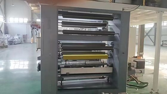 Max.Mechanical Speed 150m/min Paket Medis Frame Coating Flexo Printer untuk Hasil