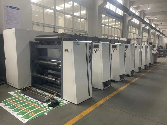 Mesin Pencetak Flekso Tipe Sleeve dengan Sistem Servo Drive untuk Pencetakan Kecepatan Tinggi