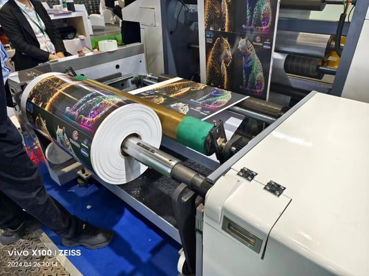 Mesin Pencetak Flekso Tipe Sleeve dengan Sistem Servo Drive untuk Pencetakan Kecepatan Tinggi