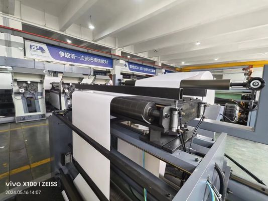 Mesin Pencetakan Flexo 2 Warna 4 Warna 6 Warna dengan Panjang Ulang 300-1200mm