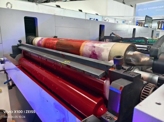 Mesin Pencetakan Flexografi Otomatis 6 Warna Mesin Pencetakan Flexo Kecepatan Tinggi