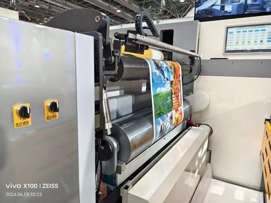 Mesin Pencetakan Flekso Tipe Sleeve dengan Sistem Servo Drive untuk film PET