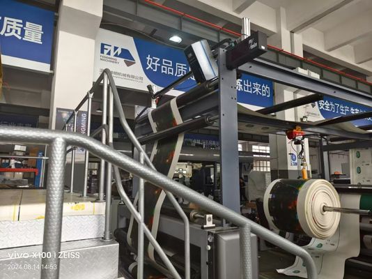 Max 2500mm Ulang Pencetakan Panjang Sleeve Tipe Flexo Mesin Pencetakan